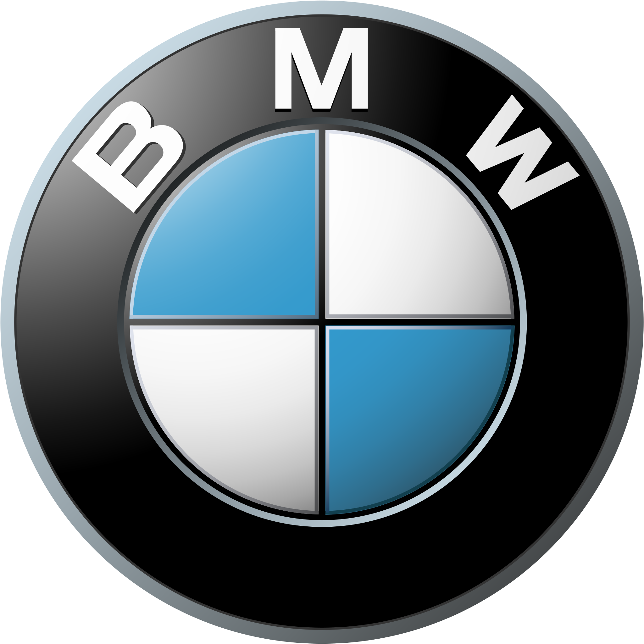 emblema da marca BMW